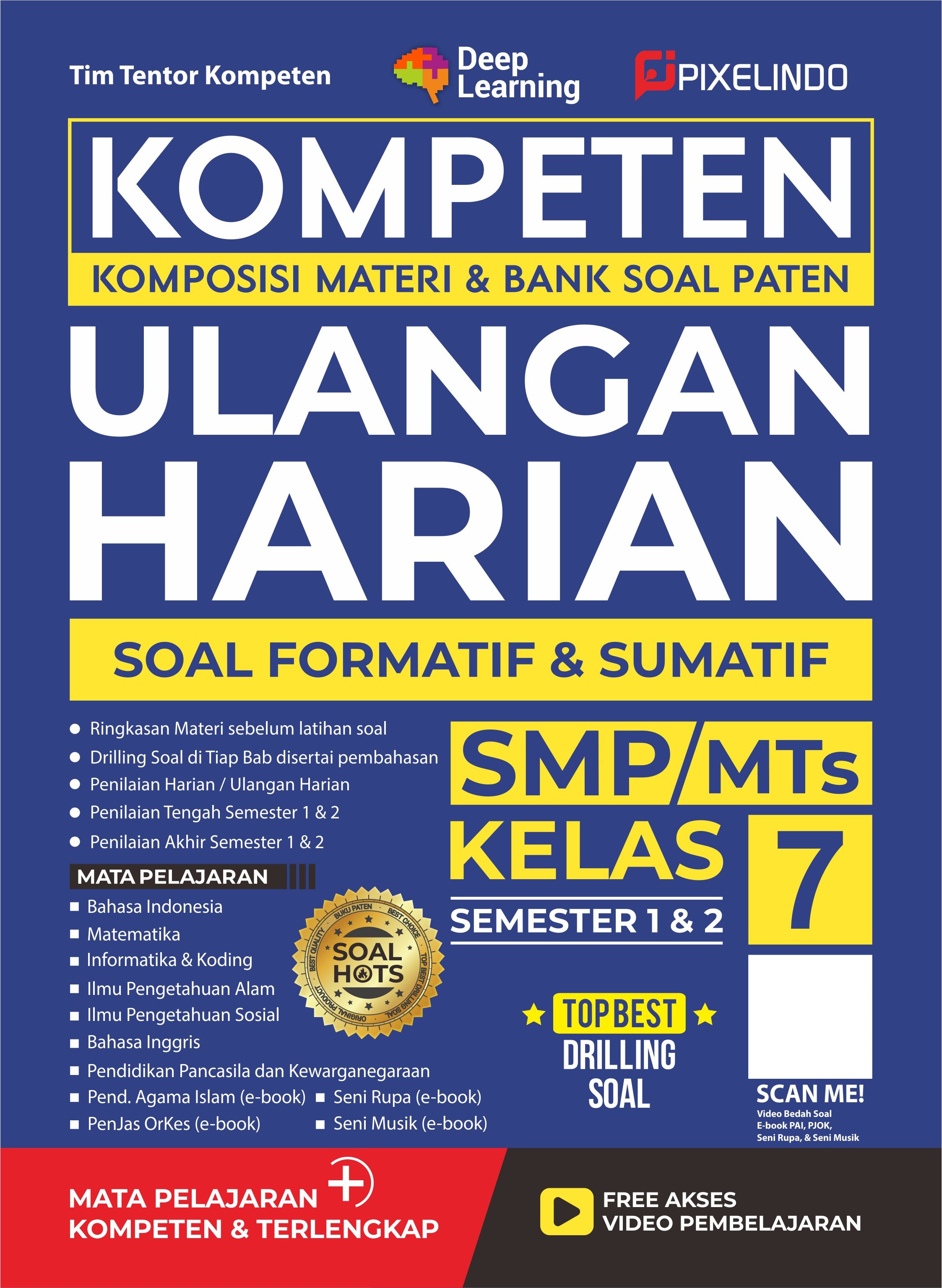 Buku Kompeten Ulangan Harian SMP/MTs Kelas 7
